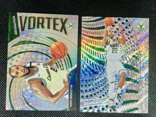 Khris Middleton #7 Basketball Cards 2020 Panini Revolution Vortex
