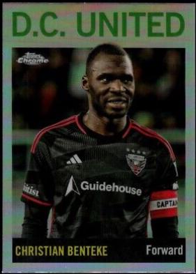 Christian Benteke #64T-13 Soccer Cards 2024 Topps Chrome MLS 1964 Football