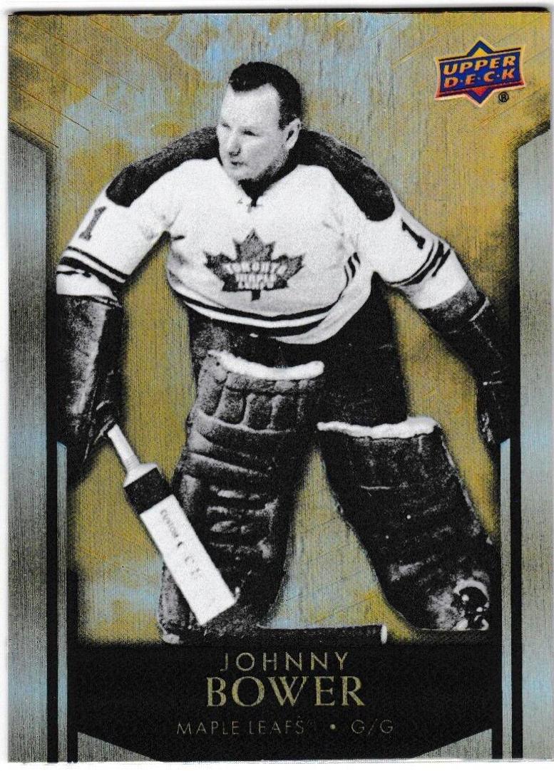 Johnny Bower #6 Hockey Cards 2023 Upper Deck Tim Hortons Legends