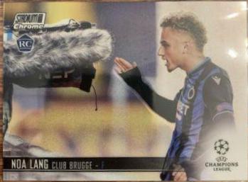Noa Lang #4 Soccer Cards 2020 Stadium Club Chrome UEFA Champions League
