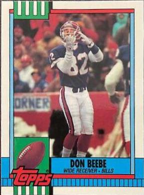 Don Beebe #200 Football Cards 1990 Topps Tiffany