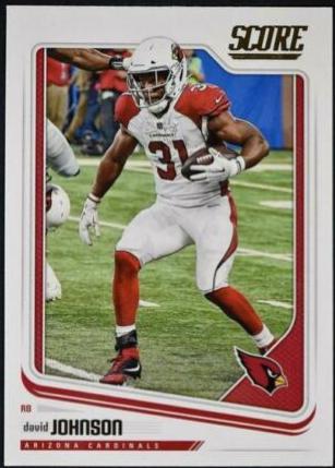David Johnson #2 Football Cards 2018 Score
