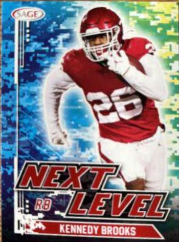 Kennedy Brooks #64 Football Cards 2022 Sage Hit