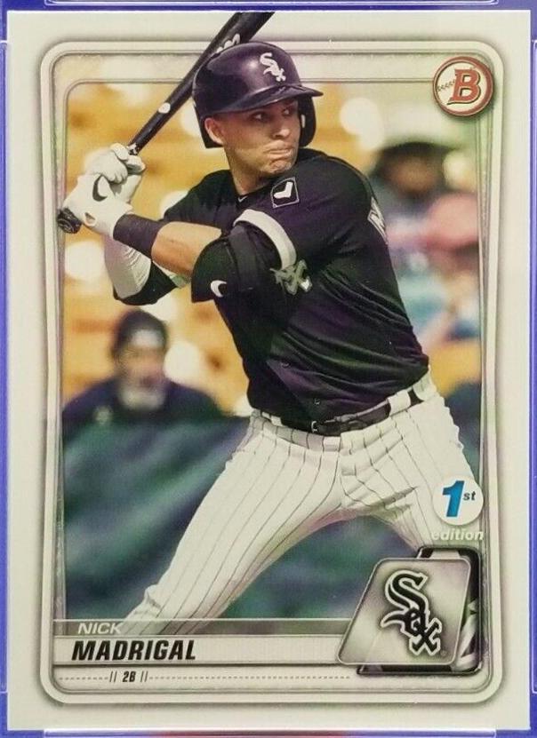 Nick Madrigal #BFE-101 Baseball Cards 2020 Bowman 1st Edition