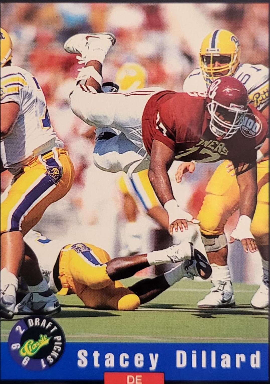Stacey Dillard #73 1992 Classic Draft Picks Football