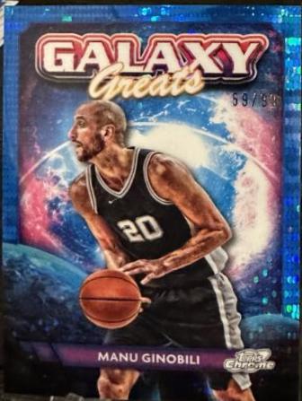 Manu Ginobili [Blue Moon Refractor] #GG-33