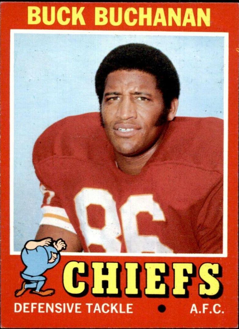 Buck Buchanan #13 Football Cards 1971 Topps
