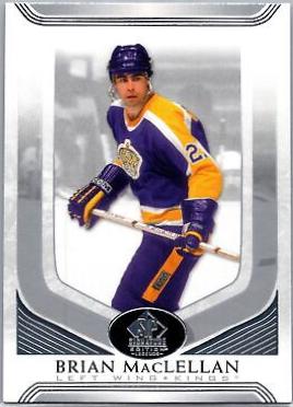 Brian MacLellan #105 Hockey Cards 2020 SP Signature Edition Legends