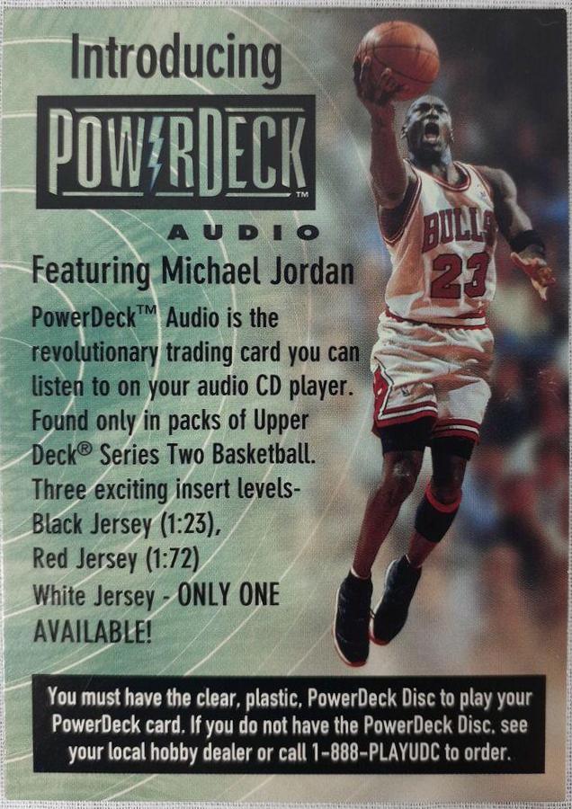 Michael Jordan Introducing Power Deck Promo Basketball Cards 1998 Upper Deck