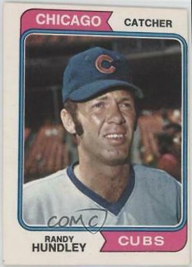 Randy Hundley #319 1974 O-Pee-Chee Baseball