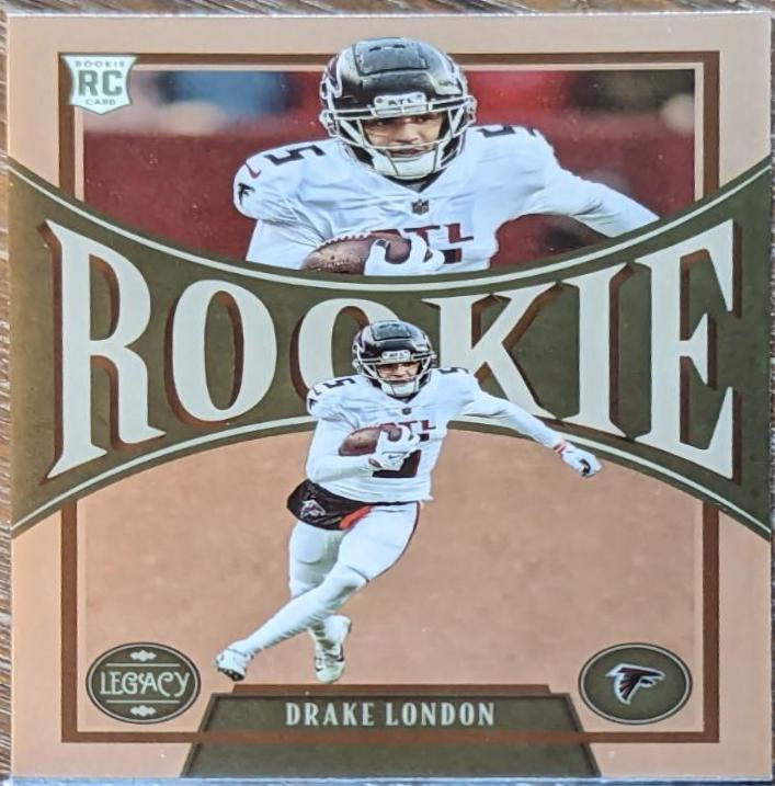 Drake London #204 Football Cards 2022 Panini Chronicles Legacy Update Rookies