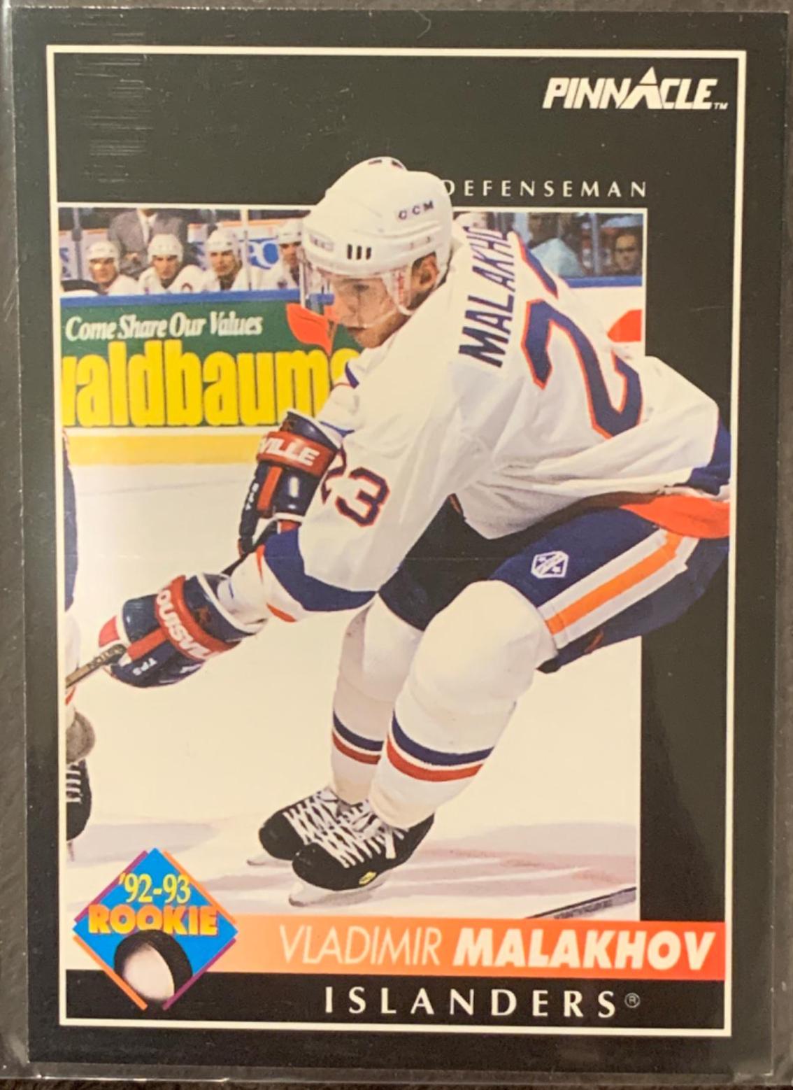 Vladimir Malakhov #409 Hockey Cards 1992 Pinnacle