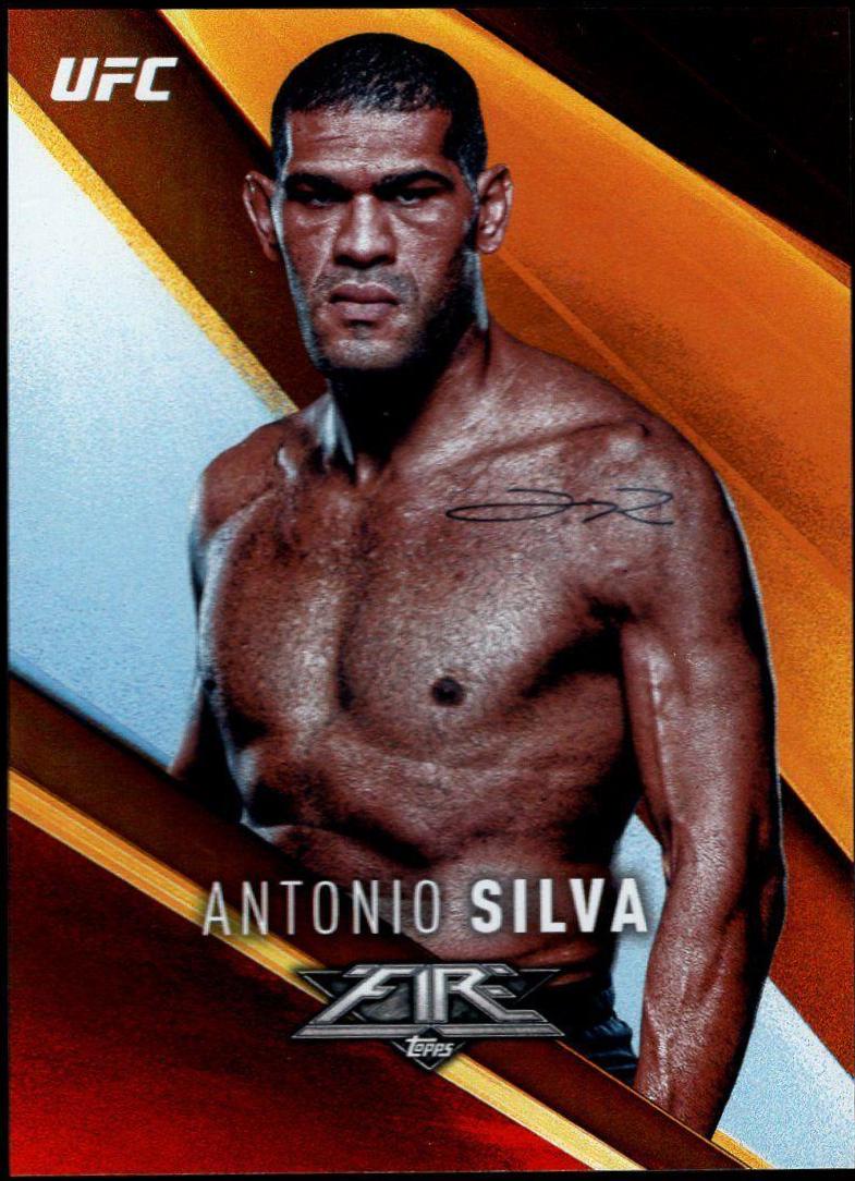 Antonio Silva #36 Ufc Cards 2017 Topps UFC Fire