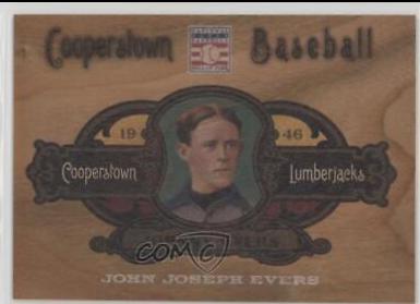 Johnny Evers #8 Baseball Cards 2013 Panini Cooperstown Lumberjacks
