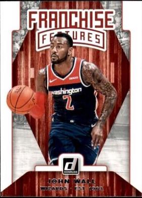 John Wall #6 Basketball Cards 2019 Panini Donruss Franchise Features