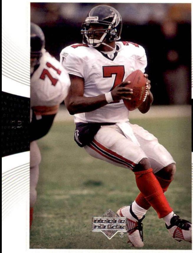 Michael Vick #7 Football Cards 2003 Upper Deck Patch Collection