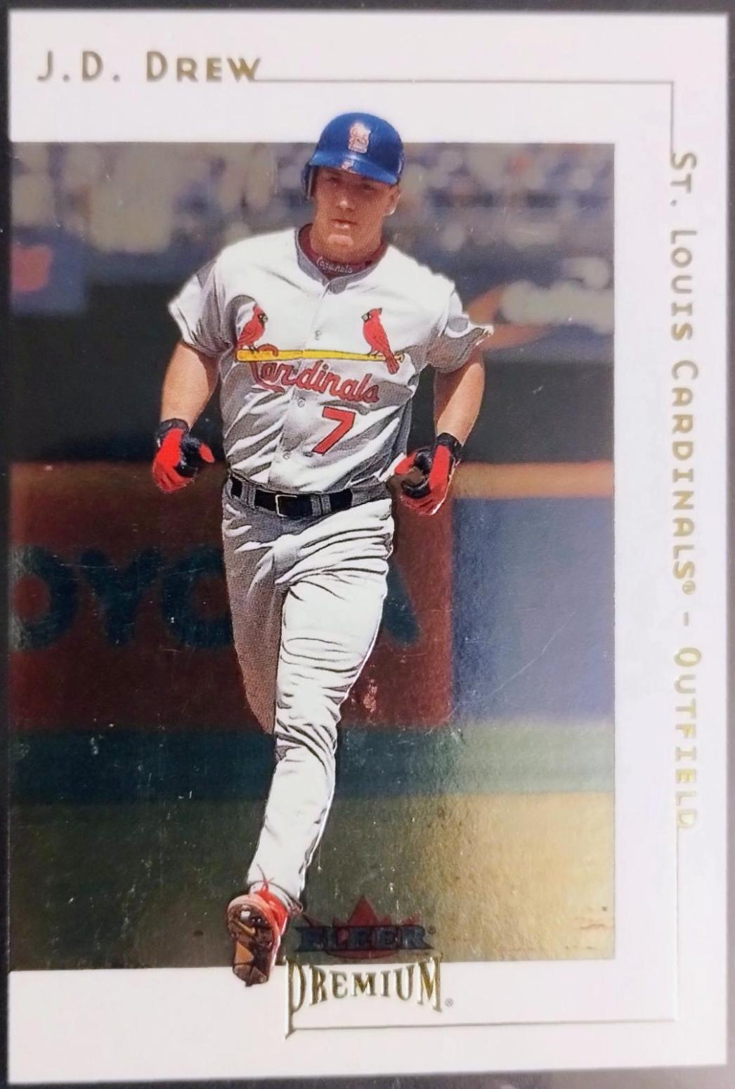 J.D Drew #41 Baseball Cards 2001 Fleer Premium