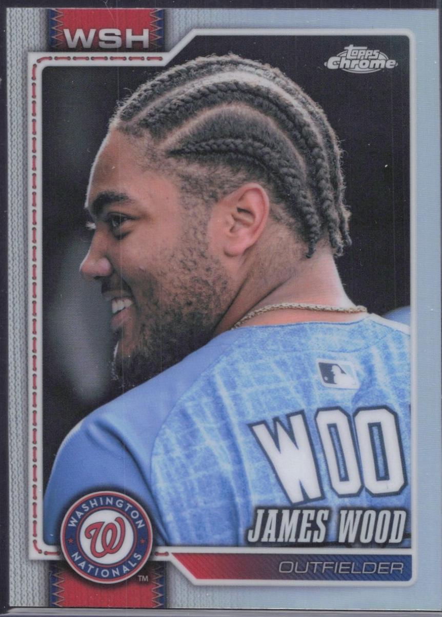 2026 Topps Chrome James Wood [Image Variation] #128 card