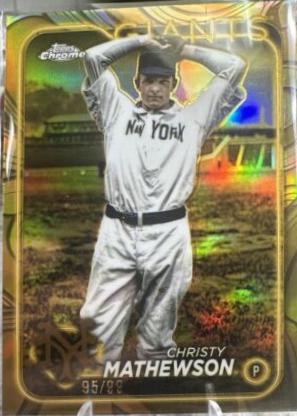 Christy Mathewson #56 Baseball Cards 2024 Topps Gilded Collection