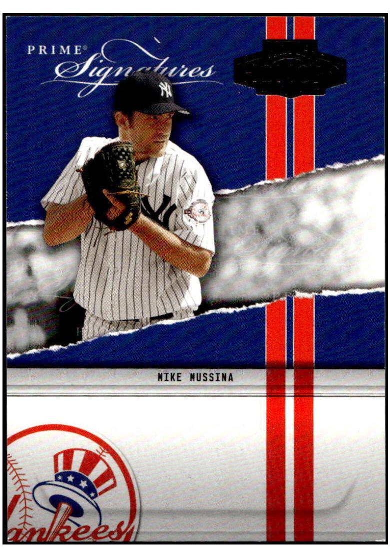 Mike Mussina #PS-16 Baseball Cards 2004 Playoff Honors Prime Signatures