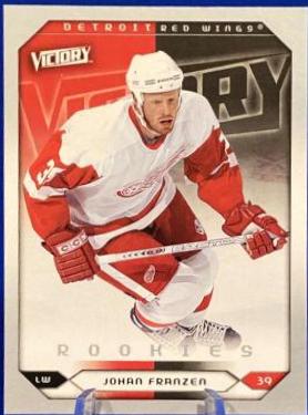 Johan Franzen #291 Hockey Cards 2005 Upper Deck Victory