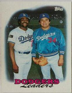 Dodger Team Leaders: Valenzuela