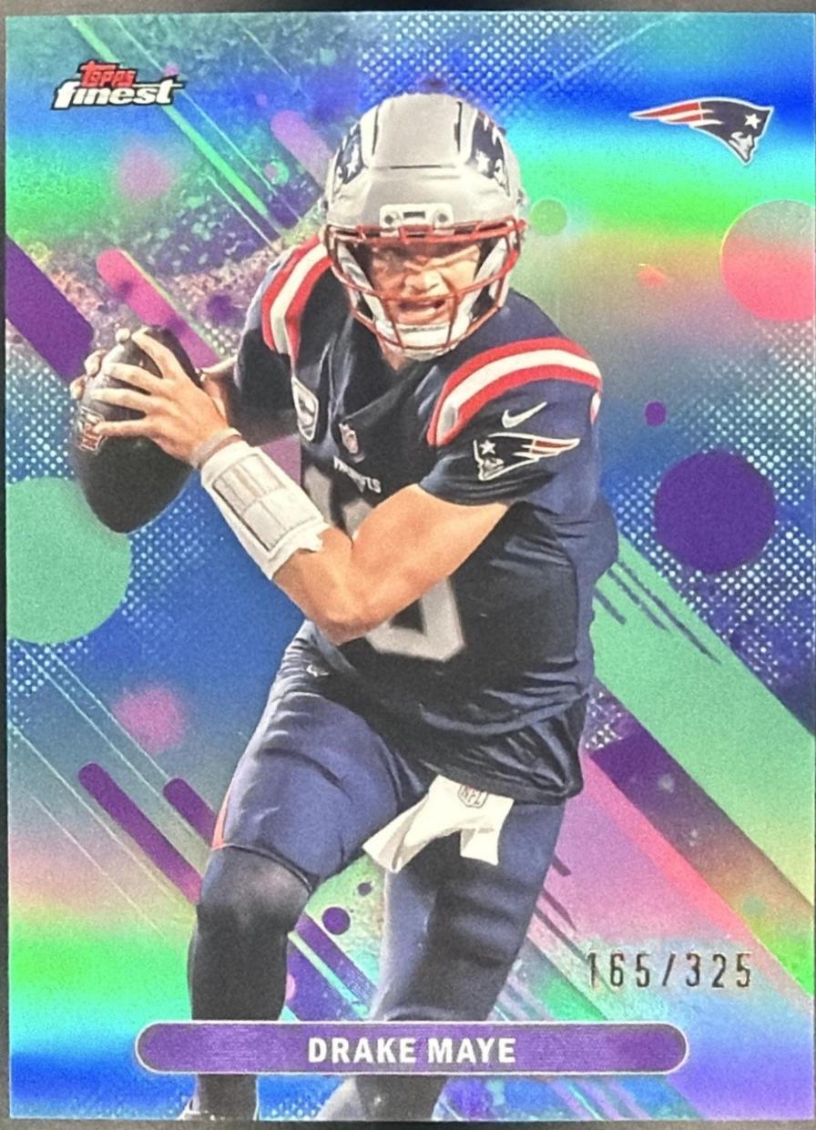 Drake Maye [Sky Blue Refractor] #62
