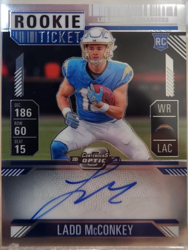Ladd McConkey #110 2024 Panini Contenders Optic Football