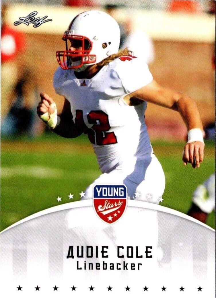 Audie Cole #7 Football Cards 2012 Leaf Young Stars
