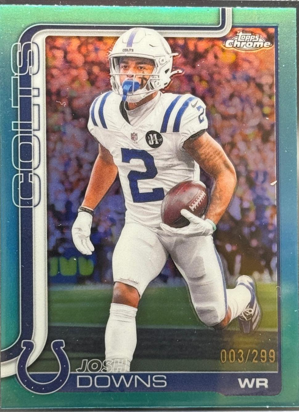 Josh Downs [Teal Refractor] #127