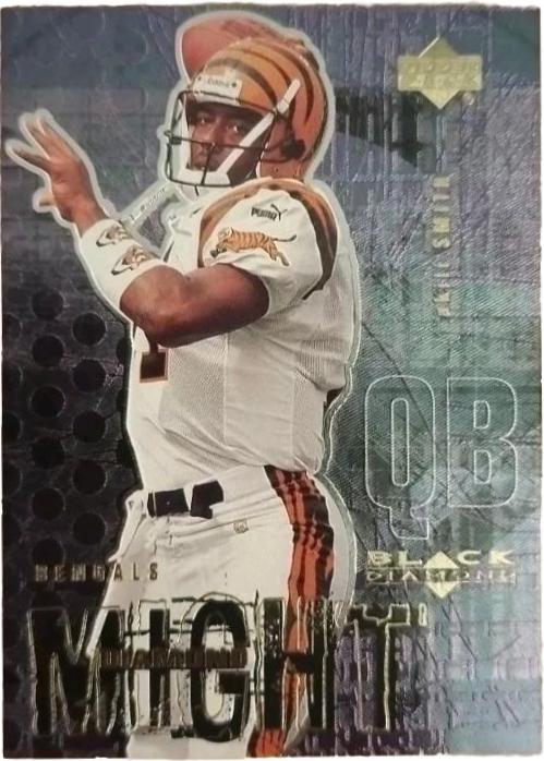 Akili Smith #DM14 Football Cards 2000 Upper Deck Black Diamond Might