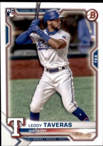 Leody Taveras #18 Baseball Cards 2021 Bowman