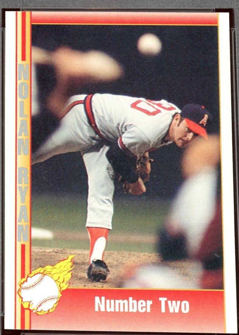 Number Two #132 Baseball Cards 1992 Pacific Nolan Ryan