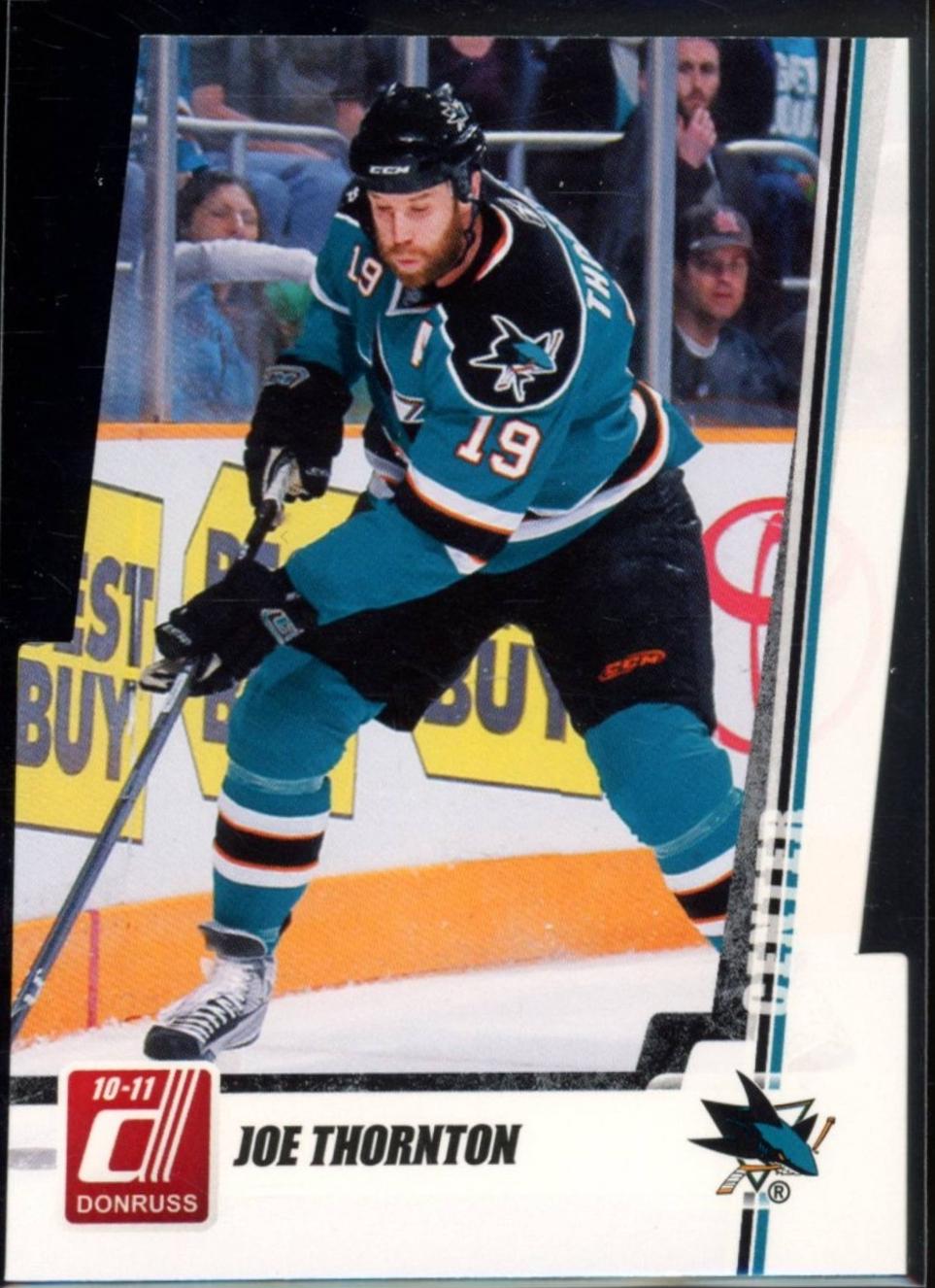 Joe Thornton [Die Cut Gems] #80