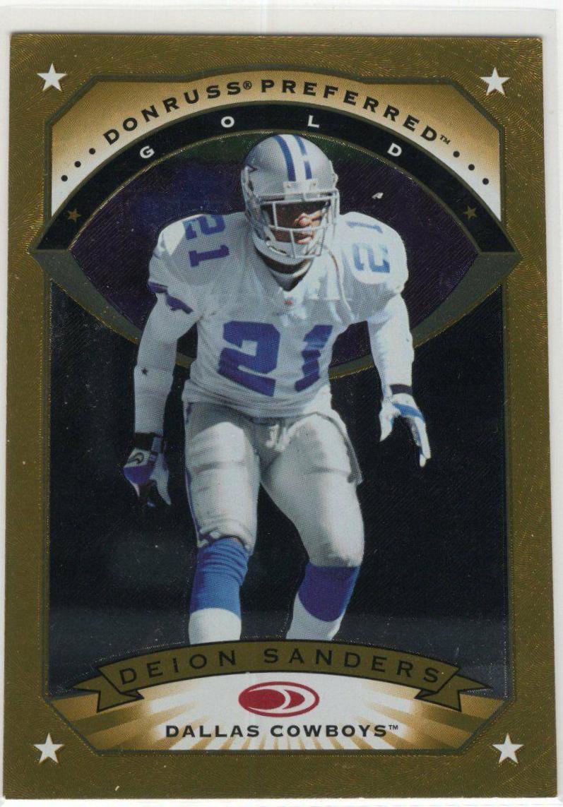 Deion Sanders #10 Football Cards 1997 Donruss Preferred