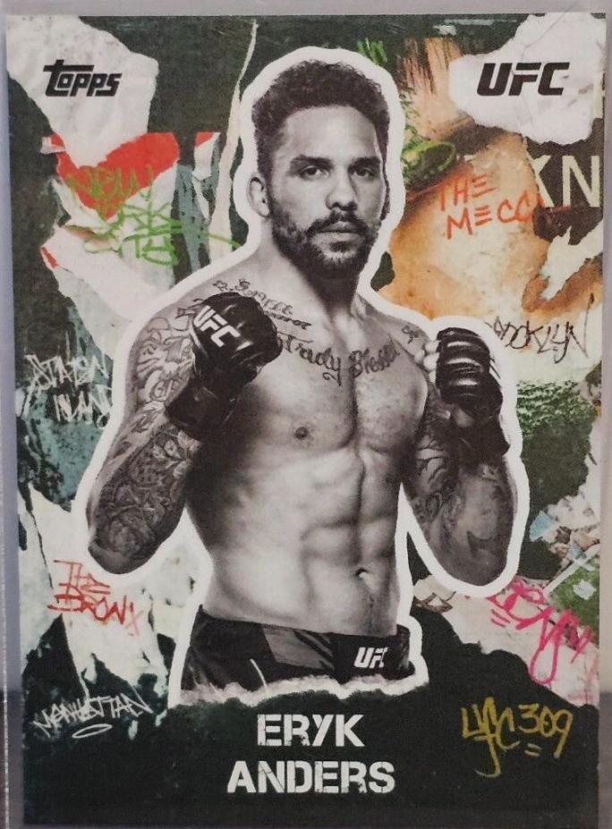 Eryk Anders #GA-12 Ufc Cards 2024 Topps UFC NYC Graffiti Art