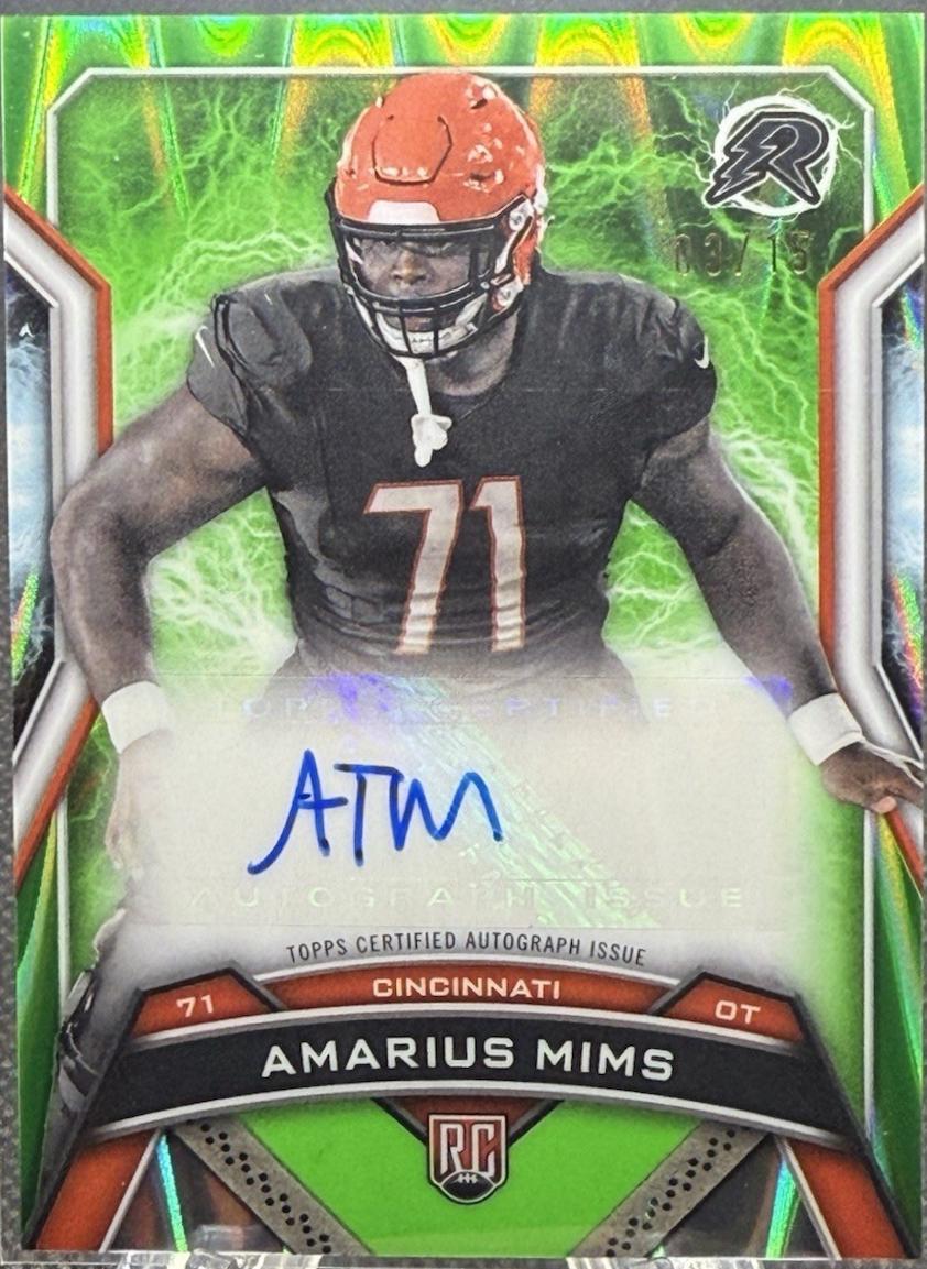 Amarius Mims [Lime Green Static] #RRS-AM