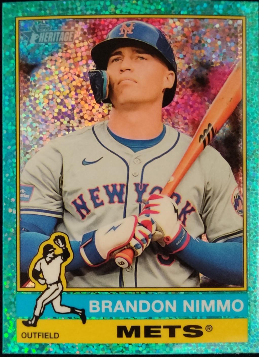 Brandon Nimmo #37 2025 Topps Heritage Baseball