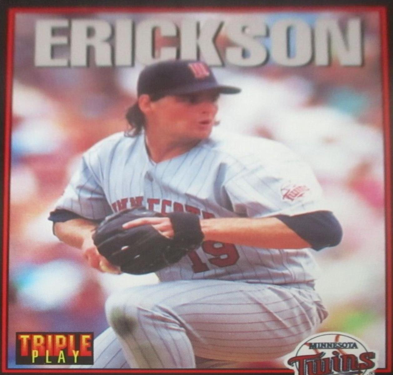 Scott Erickson #33 Baseball Cards 1993 Panini Donruss Triple Play