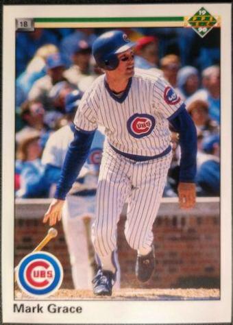 Mark Grace #128 Baseball Cards 1990 Upper Deck