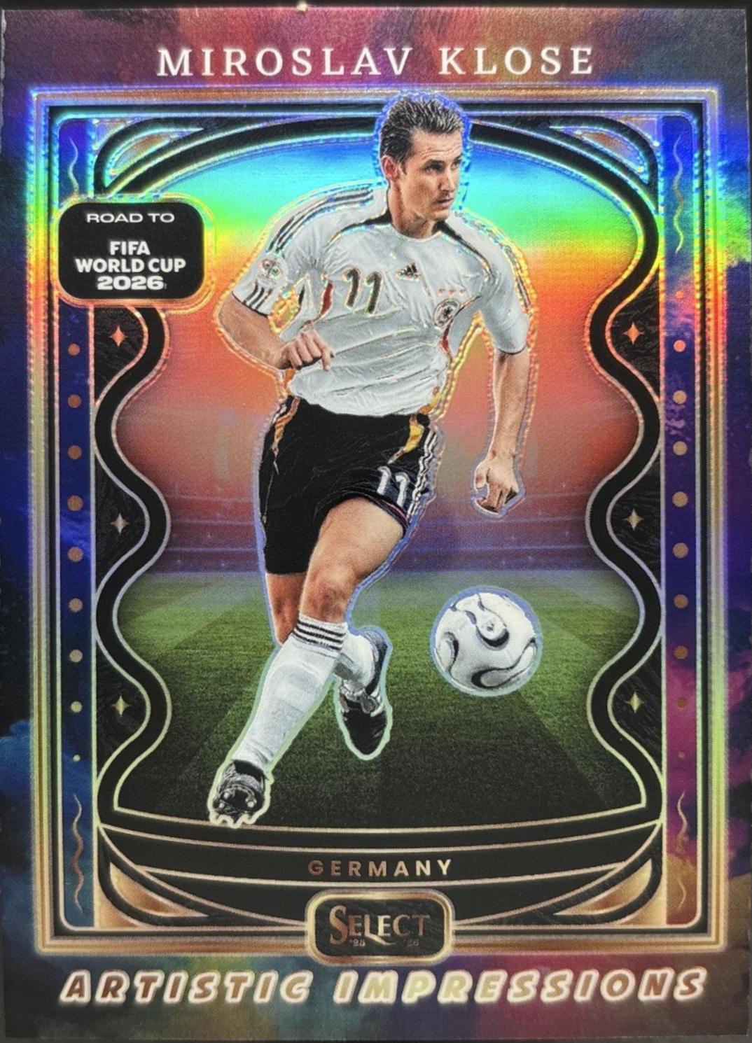 Miroslav Klose #19 2025 Panini Select Road To FIFA Artistic Impressions