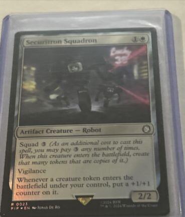 Securitron Squadron [Foil] (Magic Fallout)