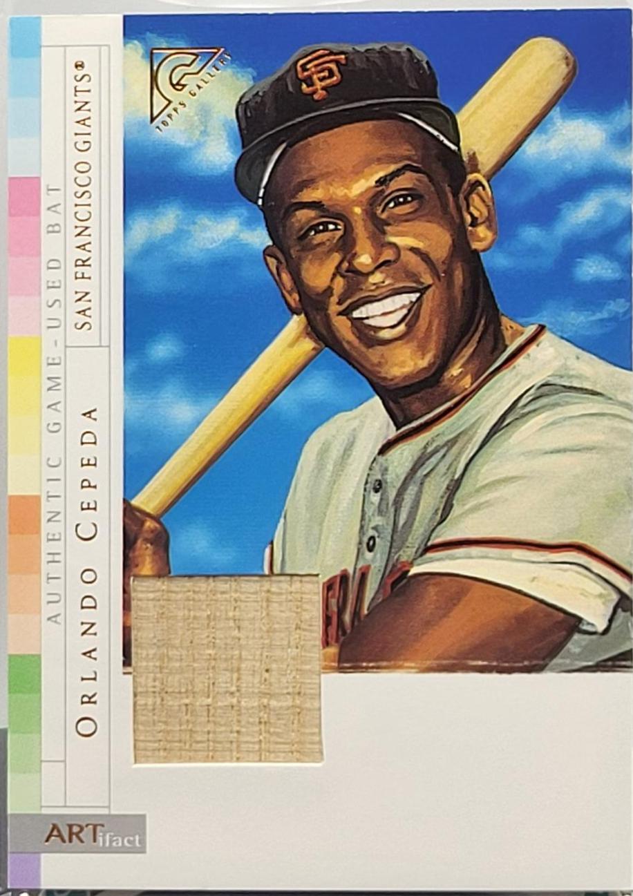 Orlando Cepeda #AROC Baseball Cards 2003 Topps Gallery HOF Artifact Game Used