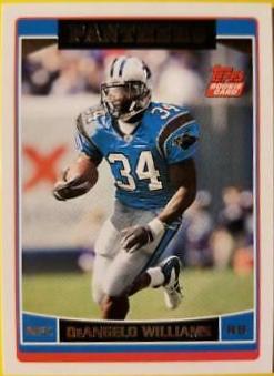 DeAngelo Williams #361 Football Cards 2006 Topps