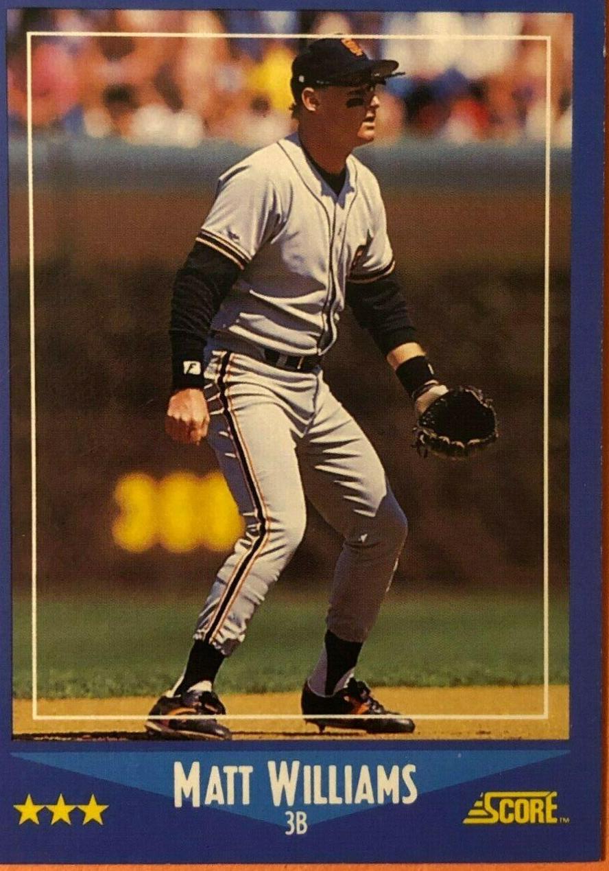 Matt Williams #118 Baseball Cards 1988 Score