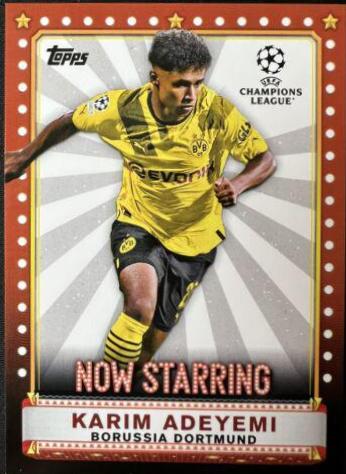 Karim Adeyemi #NS-2 Soccer Cards 2022 Topps UEFA Club Competitions Now Starring