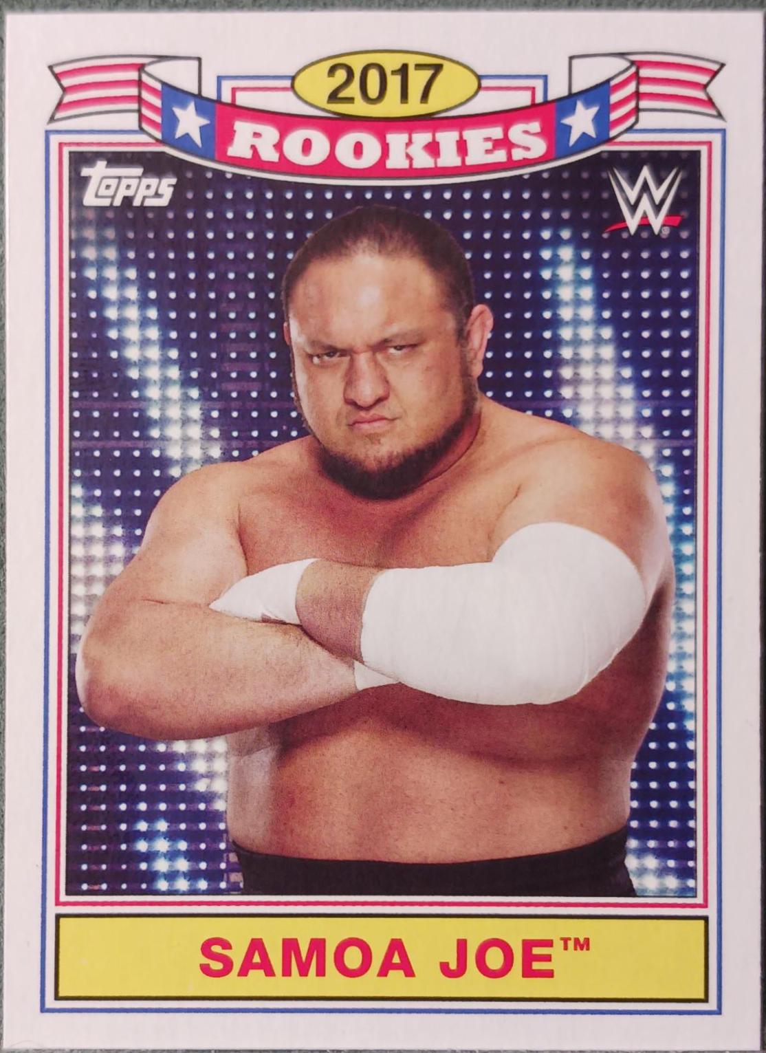 Samoa Joe #TR-4 Wrestling Cards 2018 Topps WWE Heritage Top 10 Rookies