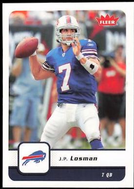 J.P. Losman #11 Football Cards 2006 Fleer