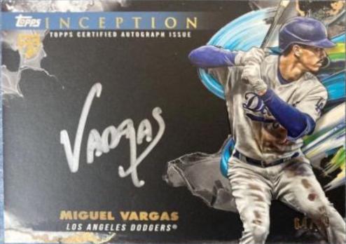Miguel Vargas #ISS-MV 2023 Topps Inception Baseball Silver Signings