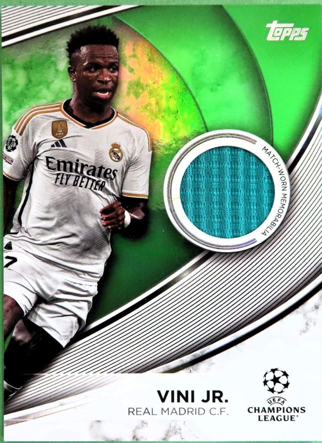 Vini Jr. #TS-VJ Soccer Cards 2023 Topps UEFA Club Superstar Relic